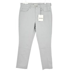 Thom Aaron Men's Stretch Slim Fit Lightweight Gray Chino Pants Size 36x30 NWT